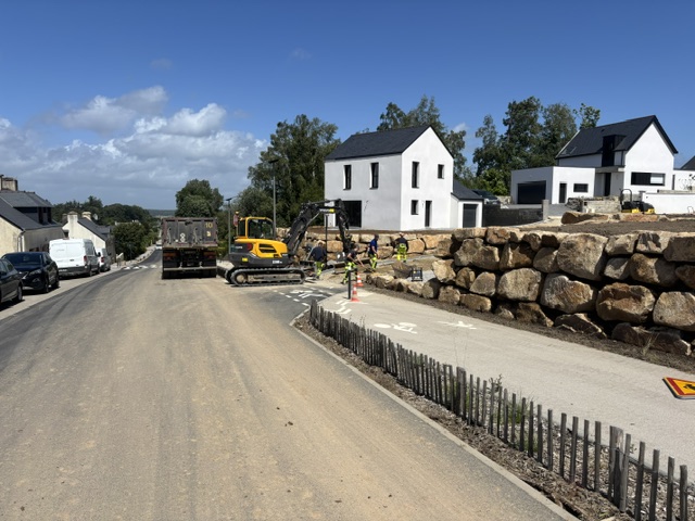 Chantier lotissement Elven - Carrières Daniel 1